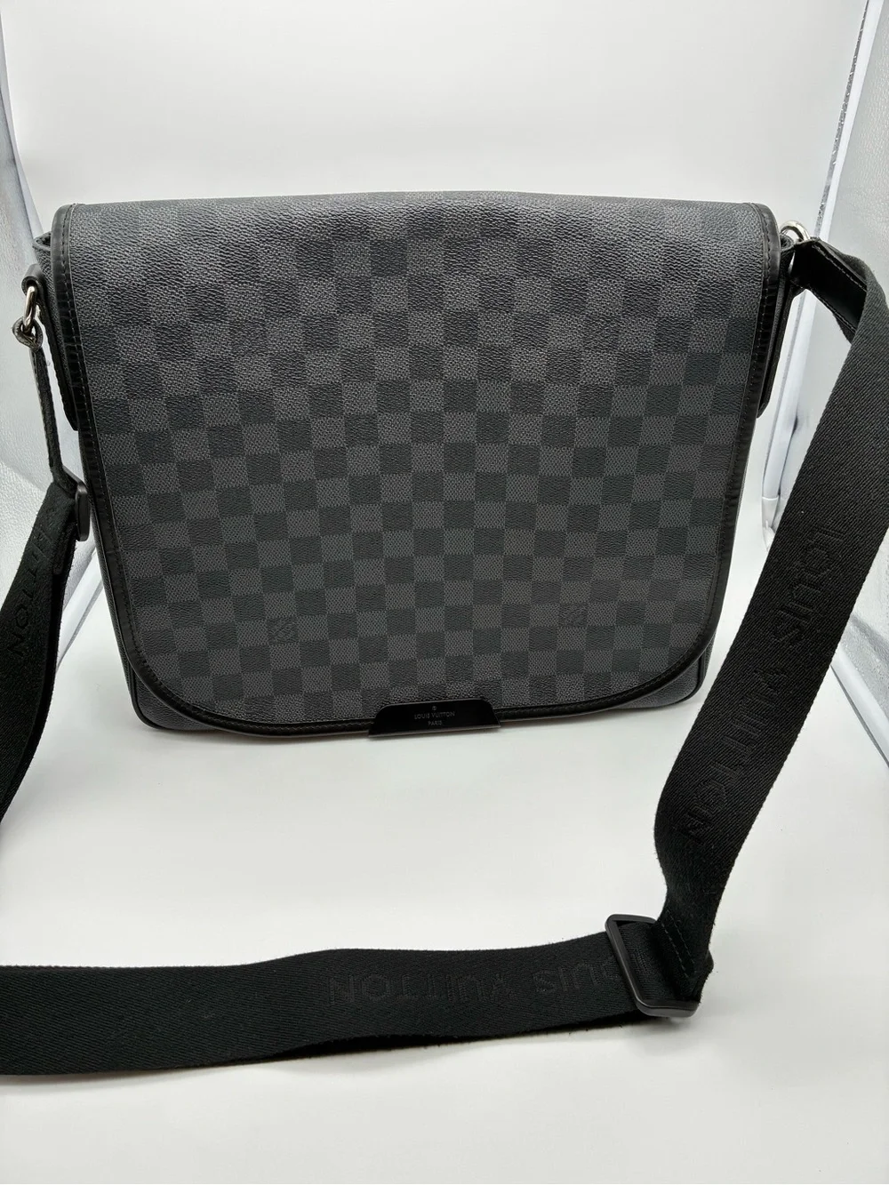 Louis Vuitton Daniel graphite crossbody messenger bag